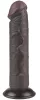 Sliding Skin – érzéki, fekete dildo (17 x 4 cm)