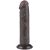 Sliding Skin – érzéki, fekete dildo (17 x 4 cm)