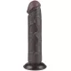 Sliding Skin – érzéki, fekete dildo (17 x 4 cm)