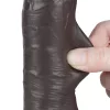 Prémium fekete szilikon pénisz – 14,5 x 4 cm