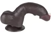 Prémium fekete szilikon pénisz – 14,5 x 4 cm