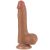 Csúszó Skin Dildo 14.5 x 4cm barna