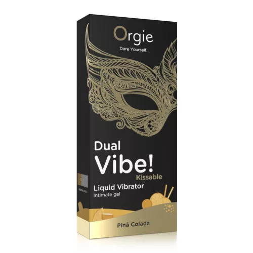 Dual Vibe Szexjáték folyékony vibrációs hatású 15 ml piña colada aroma