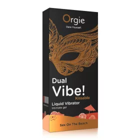   Dual Vibe Intim gél Izgató rezgésfokozat 15 ml beach ízű