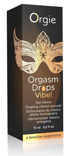 Orgie Intim gél Rezgő hatás Barackszín 15 ml