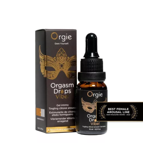 Orgie Intim gél Rezgő hatás Barackszín 15 ml