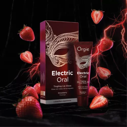 Orgie - Electric Oral Ajakfény Fokozó epres