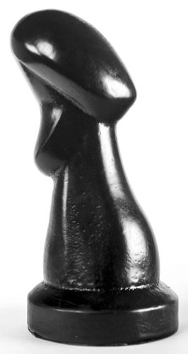 Zizi Invader – prémium análplug, 12 x 5 cm, fekete