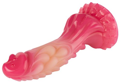 Dragon Firiz – prémium pink dildó 16 cm hosszú