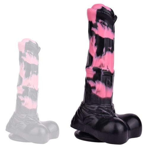 Hurulf Dildo – prémium fekete-rózsaszín intim kényeztetés