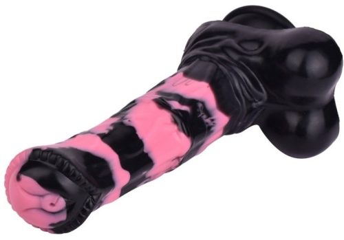 Hurulf Dildo – prémium fekete-rózsaszín intim kényeztetés