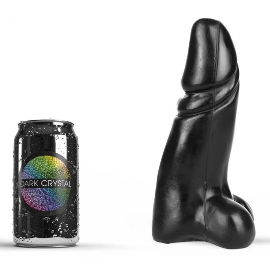 Dildo Santo - prémium, csillogó kristály dildó 17 cm