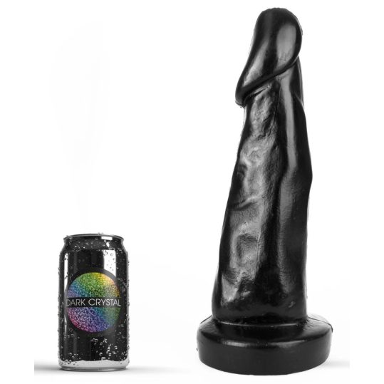Isak Dark Crystal – prémium üveg dildó 28 cm hosszú