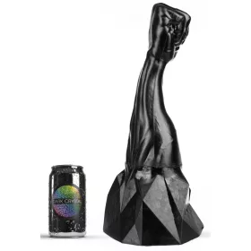   Tonis Dark Crystal – prémium, fekete üveg dildó 29 x 11 cm