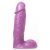Dildo P01 Felix – prémium lila intim eszköz 13 cm hosszú