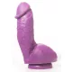 P07 Billy – prémium lila dildó, 13 x 5 cm