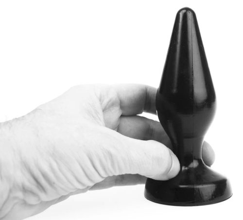 Plug Classic M – prémium análszex eszköz, 13 x 5,3 cm, fekete
