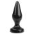 Plug Classic L – prémium anális izgató, 15 x 6,8 cm fekete