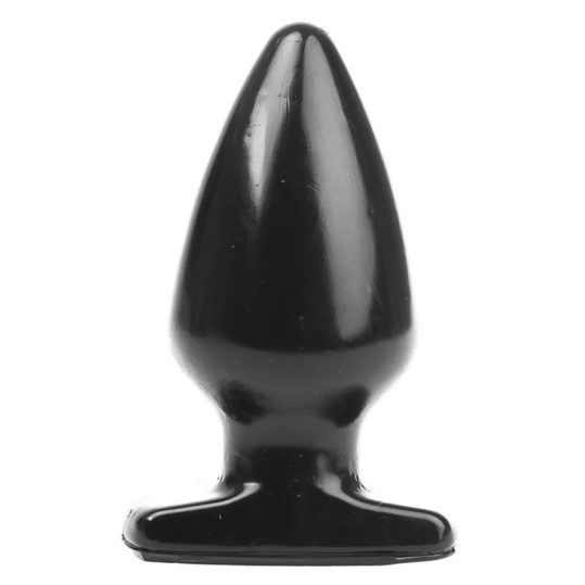 Plug Fat S – érzéki anális kényeztető, 11 cm, fekete