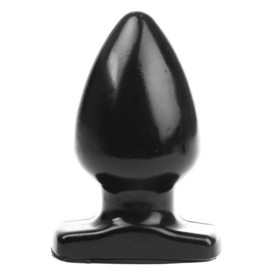 Plug Spade M – érzéki anál vibrátor, 11 cm fekete