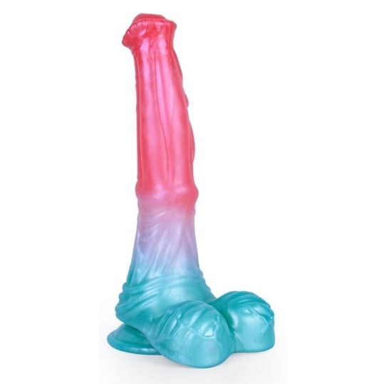 Alien Beast Cyan Rainbow 9.7 "Dildo - C