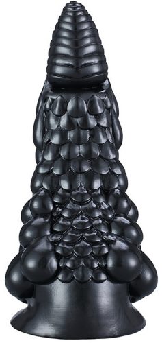 Phen Dildo S – prémium fekete szilikon 15 cm-es vibrátor