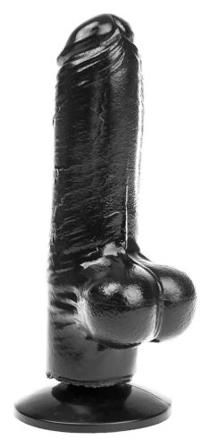 Funker DP86B – prémium fekete dildó 10,5 cm x 4 cm