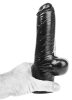Funker DP87B – elegáns fekete dildó 13 x 5 cm