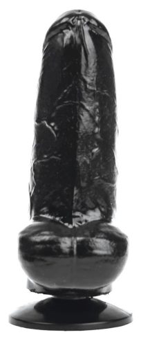 Dildo DP90B Panzer S – prémium fekete dildó 12 cm x 5 cm