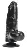 Dildo DP90B Panzer S – prémium fekete dildó 12 cm x 5 cm