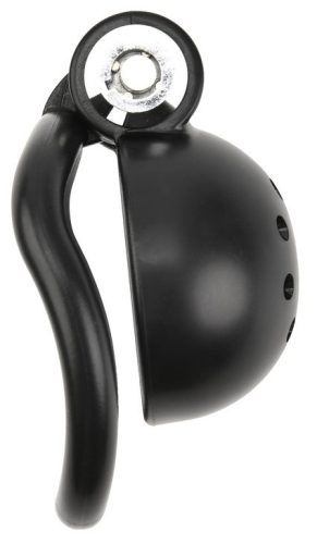 Cage – stílusos fekete zár 4 x 3,5 cm