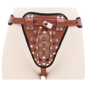 Prémium barna női öv a tisztes együttlétekért