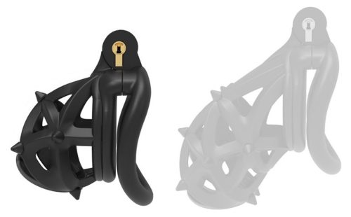 Black Diapik Cage – prémium intim játék 5.5 x 3.3 cm