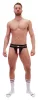 Denis Black-White – elegáns jockstrap prémium férfiaknak