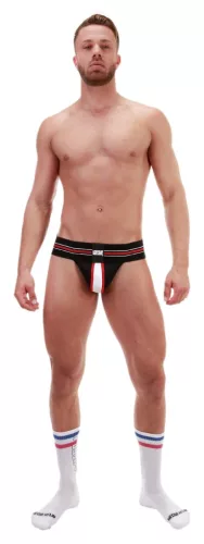 Denis Black-White – stílusos férfi jockstrap
