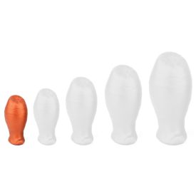 Plug Egg XS – vibráló tojás vibrátor narancssárgában