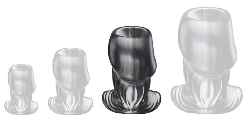 Holik Tunnel Plug L – prémium anális dugó fekete 7x4.5 cm