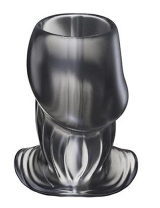 Holik Tunnel Plug L – prémium anális dugó fekete 7x4.5 cm