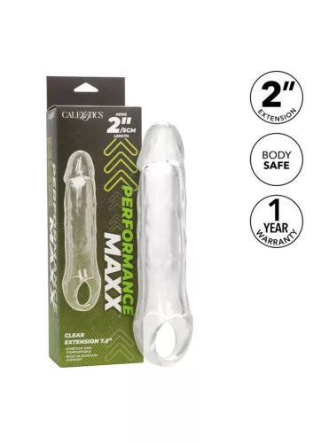 Performance Maxx – áttetsző pénisz hüvely, 18 x 5 cm
