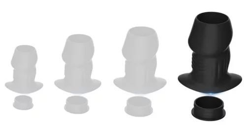 Euhlo XL – prémium fekete tágítós dugó 9 x 6 cm