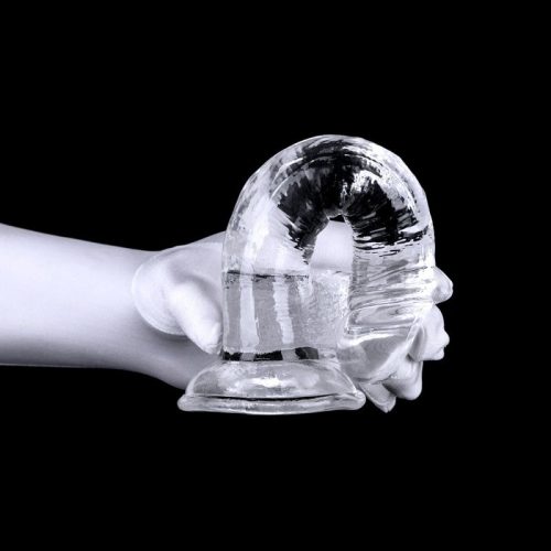 Clean Dick – átlátszó prémium dildó 15 x 4.5 cm