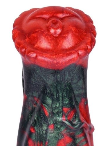 Jofortix – prémium fekete-piros dildo 23 x 7 cm