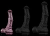 Kymera S – prémium dildó, 19 cm barna változat
