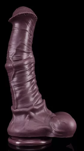 Kymera M – prémium barna dildo, 22 cm hosszú