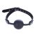 Simply Gag Ball Sling 40mm – stílusos gagszalag fekete színben