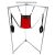 Kit Sling Tissu Téglalap Rouge Armature Grise