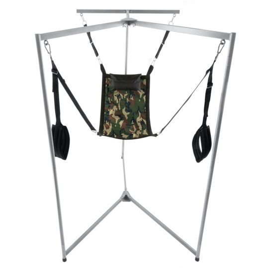 Sling Kit szövet téglalap Camouflage szürke keret