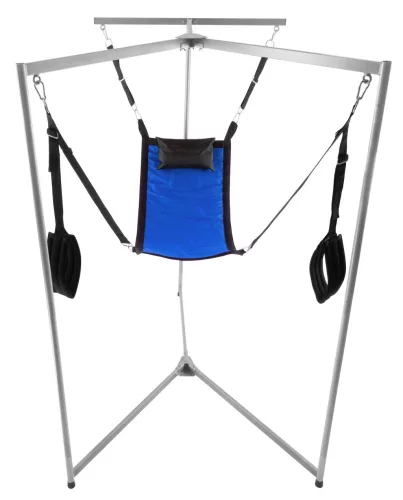 Kit Sling – kék téglalap alakú szövet horgonnyal