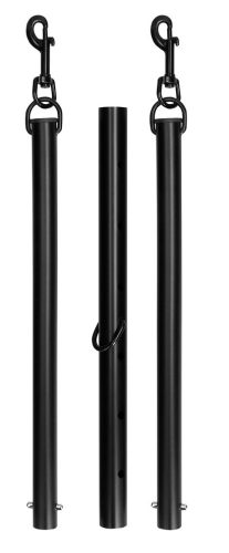 Spreaderiron – állítható nyakkendőpánt fekete 96 cm