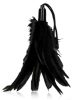 Feather Tickler – érzéki toll kényeztető 20 cm, fekete